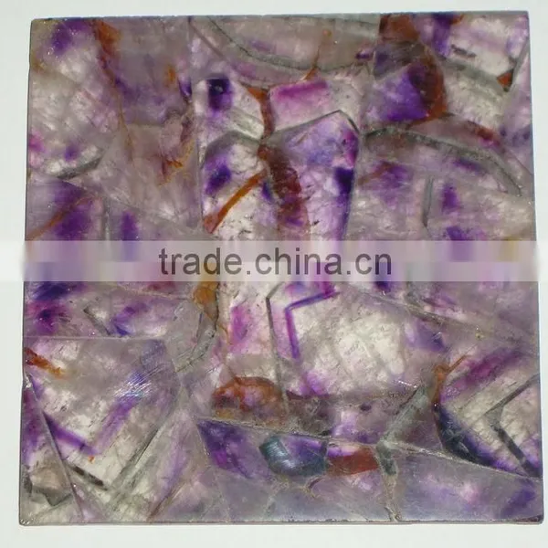 Gemstone Amethyst Stone Slabs , Amethyst Stone Slabs