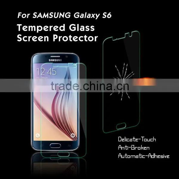 OPULA Screen Protector Factory 9h Glass Screen Guard for Samsung s6 photo-2