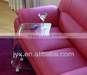 high transparent elegant acrylic sofa table