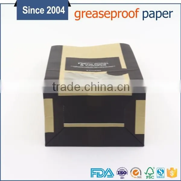 Standard FDA Custom Printing Gold Stamping Logo Side Gusset Kraft Paper Bag photo-3