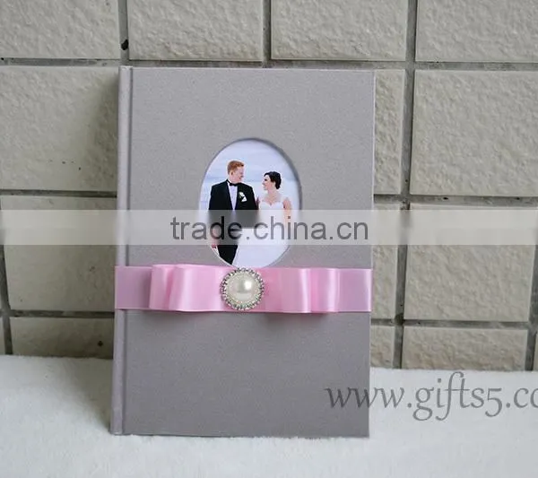 Personalized Wedding Guest Book Wiht Photo Frame photo-3