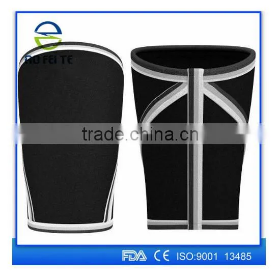 Aofeite Medical Device Co. High Quality Sports Weight Lifting Neoprene Knee Sleeve 7mm