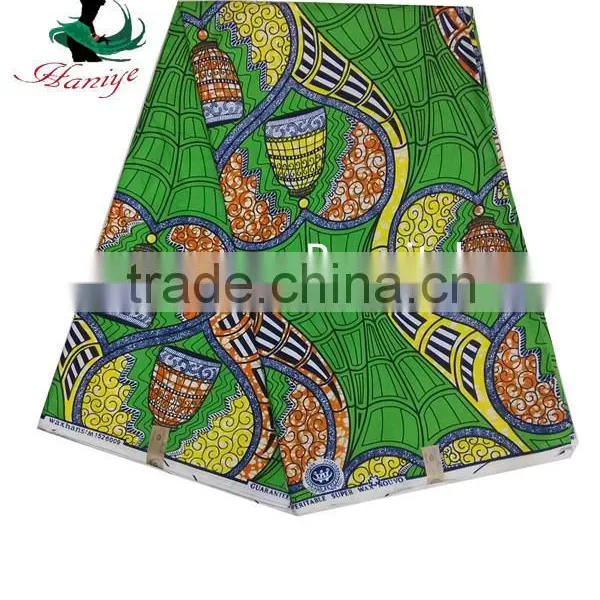 100% Cotton Real Wax Fabric SMRC-10 African Super Wax Print Fabric Wholesale photo-6