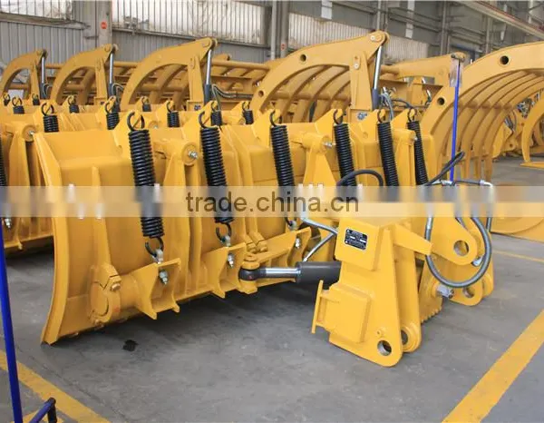 OEM Service Wheel Loader Auxiliary Equipment Snow Plow 1100*3500mm For LG956L Loader photo-3
