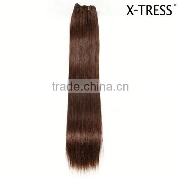 14inch 4 Color 100g Silk Straight Most Popular Custom Design Remy Virgin Hair Weft photo-3