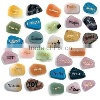 Engraved Semi-precious Gemstone
