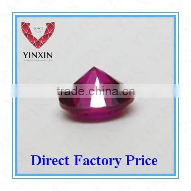5.5mm Very Shining Round Shape 8# Synthetic Ruby Stones photo-4