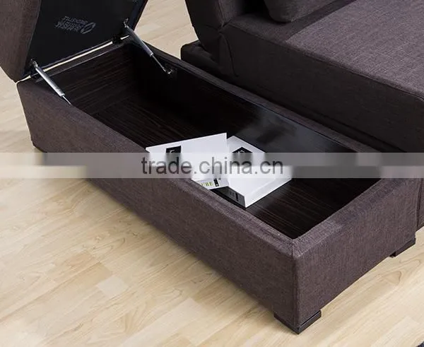 High Quality Multifunctional Fabric Sofa Bed With Storage for Wholesales photo-5