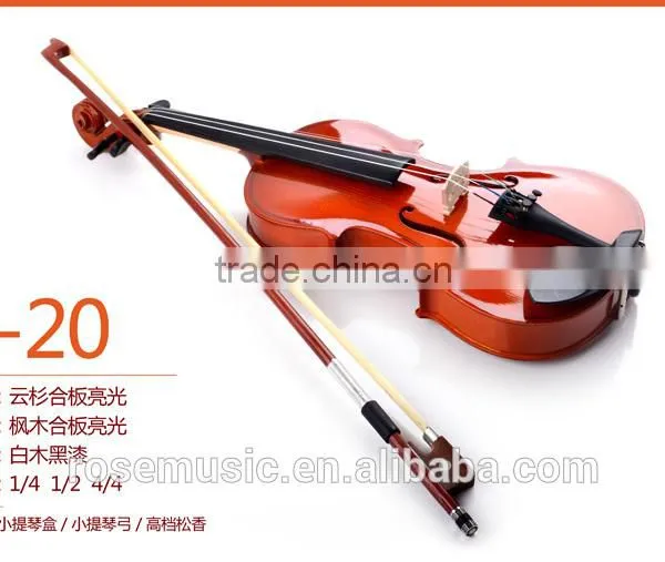 DIY Violin Kit Blackwood Made in China Manufacturer Deviser V20 photo-3
