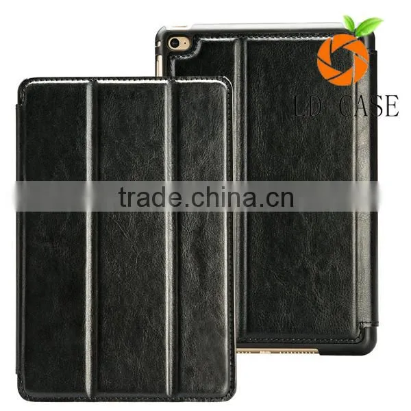 Business Style Leather Flip Cover Auto Wake/ Sleep Smart Case for Ipad Air photo-3