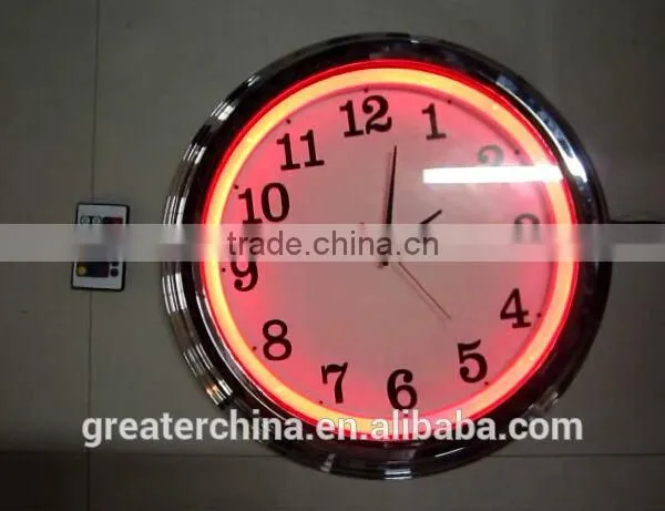 LED Neon Clock