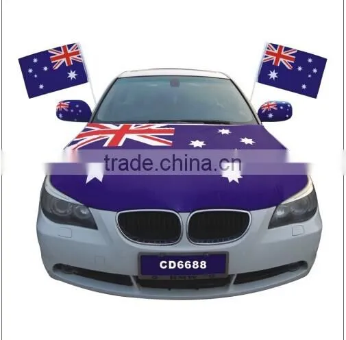 custom car flag ford engine covers