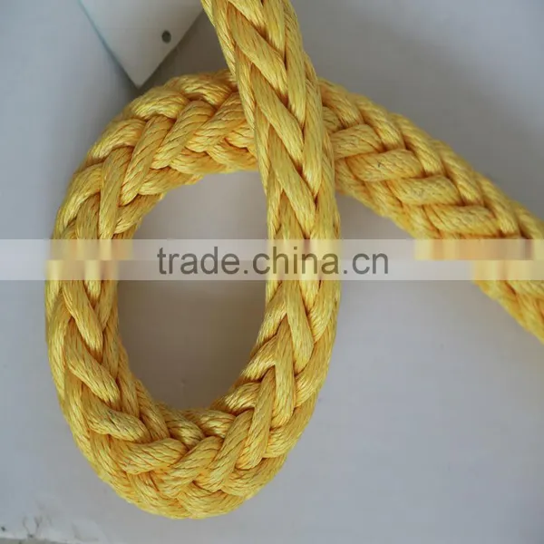 Yellow 40mm 8 Strand Polypropylene Rope photo-2