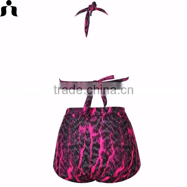High Quality Beautiful Women Sexy High Waist Woman Swimwear photo-3