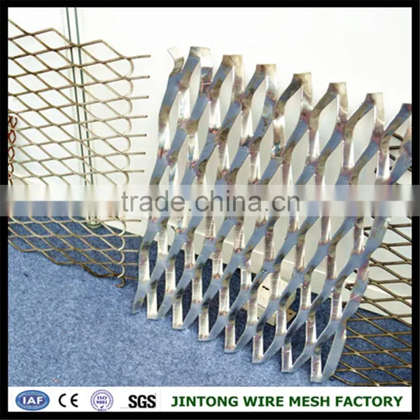 Building Facade Aluminum Streched Expanded Metal Mesh Sheet Fence photo-2