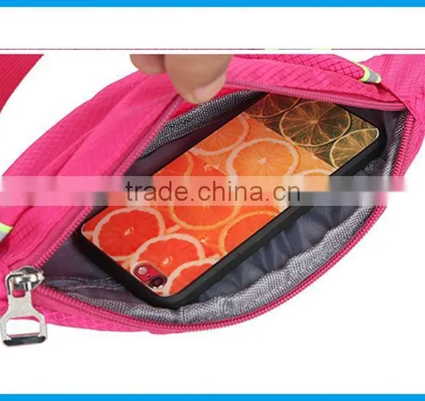 China Wholesale Cheap Simple Polyester Nylon Running Waist Bag /fanny Pack photo-5