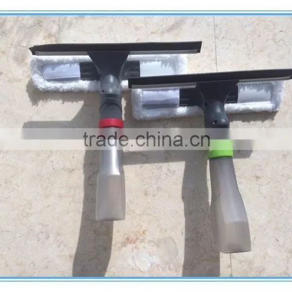 Spray Window Brush Window Cleaner With Microfiber and Rubber Wiper Strip photo-4