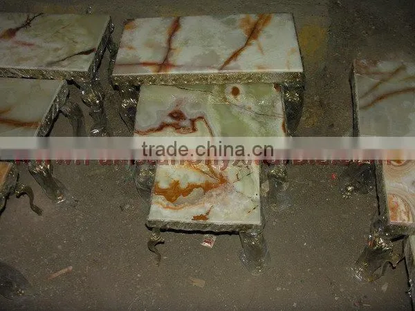 PAKISTAN NATURAL GOOD SALE ONYX TABLES COLLECTION photo-5