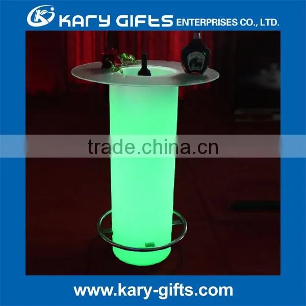 LED Glow Bar Coffee Round/cube Lighting Table With Magic Cleaner photo-6