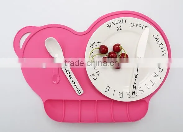 Silicone Placemat, Silicone Pad Baby Table Mat ,Waterproof Antibiosis Tableware Placemat photo-2