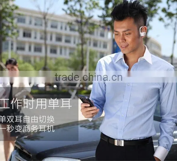Newest Hook Style Hands Free Earphone High Quality Wireless HIFI Stereo Bluetooth Headset photo-3