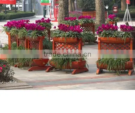 Arlau Outdoor Street Wooden Flower Pot photo-4