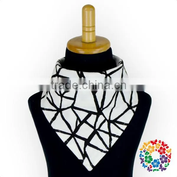 Wholesale Cartoon Animal Print Bandana Bibs, Baby Bandana Drool Bib With Snap photo-4