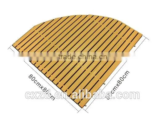 2016 Hot Selling Natural Colar Wooden Bath Mat photo-2
