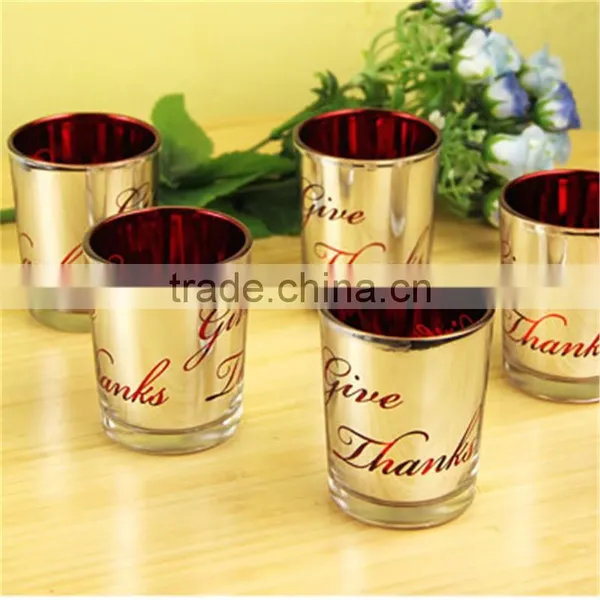 Mercury Glass Candle Holders Wholesale 2015 New Glass Candle Holder photo-3