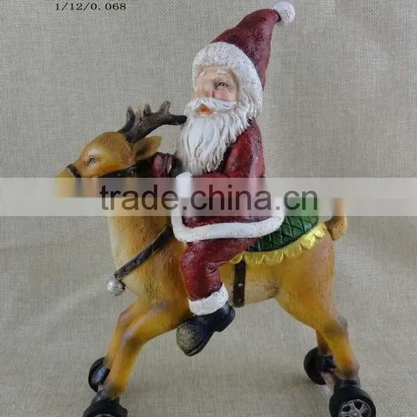 Christmas Resin Santa Claus Resin Christmas Ornaments Wholesale photo-2
