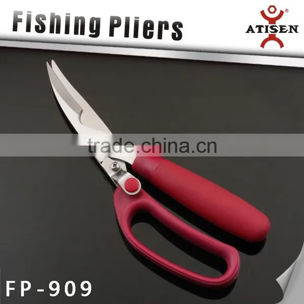 High Grade Fishing Shears With Soft Grip Rubber Handle Kitchen Scissors photo-2