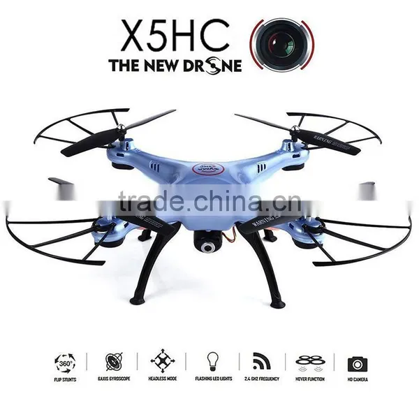 360 Degree Eversion Headless Drone With HD Camera 2MP 2.4G 4CH 6 Axle Gyro RC Quadrocopter Syma X5HC photo-2