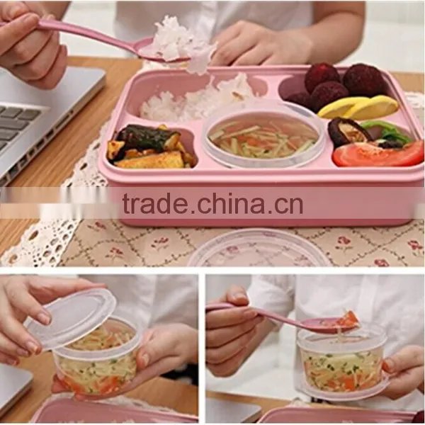 Plastic Lunch Box Food Container Bento Lunch Box photo-6