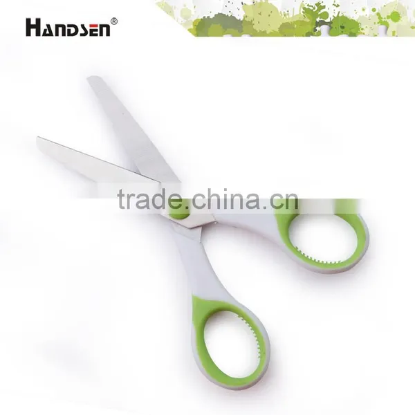 5-1/2" PP/TPR Handle Anti-skid Rubber Scissors photo-2