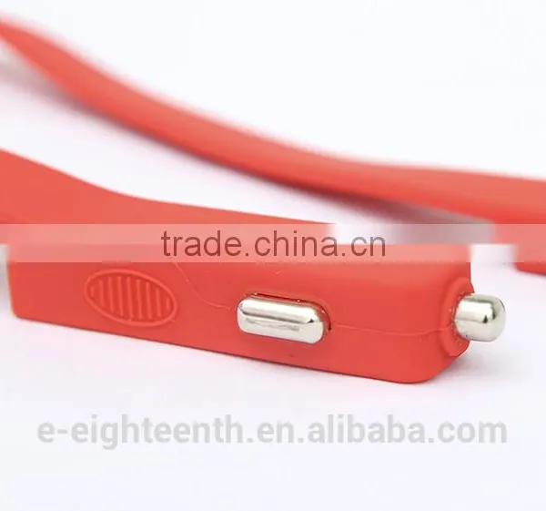 High Quality 2 in 1 Long Silicon Car Charger With USB Port 2.1A Output Apply to Android for Mobile photo-3