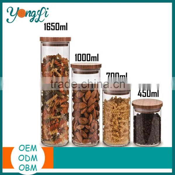 Glass Food Spice Kitchen Storage Container Glass Jar With Lid photo-4