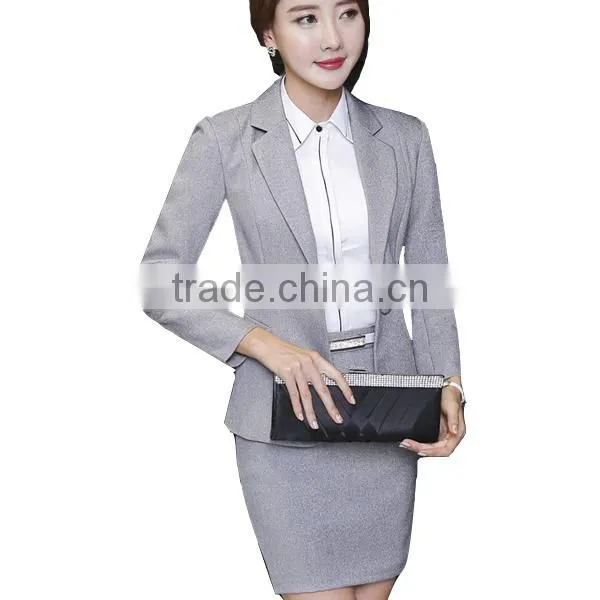 Sample Custom Fabric For Formal Office Uniforms For Women photo-5