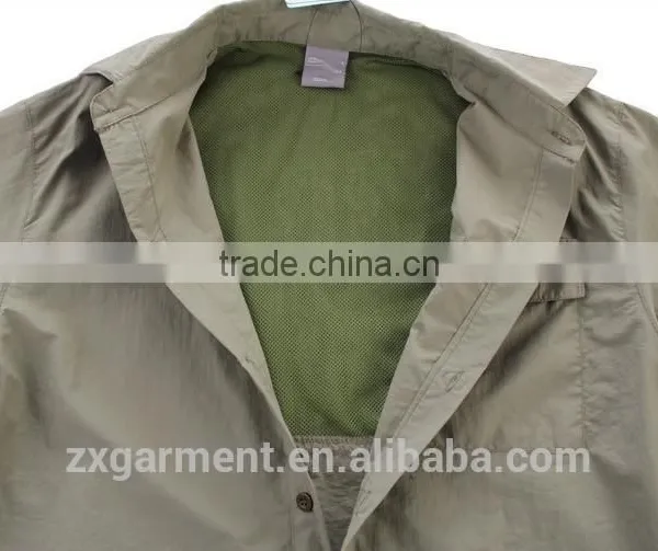 ZX Outdoor/Fishing Shirt Mens Vented Camp Shirts Casual Sports Shirts photo-3
