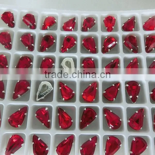 Sew on Rhinestones in Metal Claw for Wedding Dress photo-4