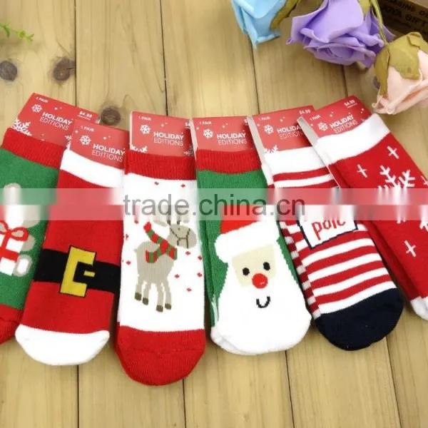 New Design Very Cheap Baby Socks Christmas Sock Made in China photo-2