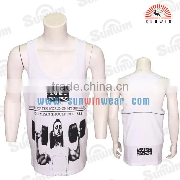 Custom Polyester Singlet Mens photo-2