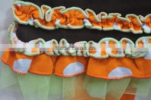 Wholesale Thanksgiving Turkey Long Sleeves Cotton Baby Clothes Set photo-5