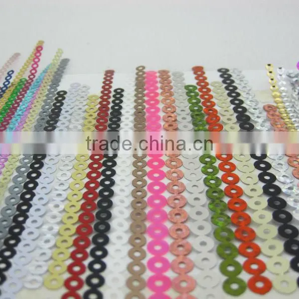 Hot Fix Pet Sequin Roll Pet Sequin Tape Motif Sequins Film photo-5