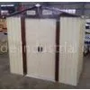 10x12 \' Prefab Apex Metal Shed For Tool Storage With Sliding Door
