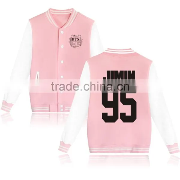 Kpop BTS In Bloom Sweatershirt Sweater Jung Kook Hoodie Bsaeball Uniform photo-4