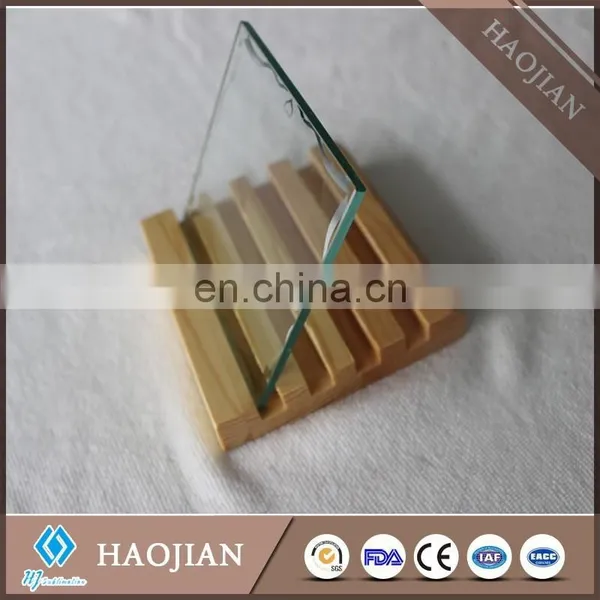 4 Recess Beautiful Solid Wood Coaster Holder, Square Wooden Base of Coaster photo-3
