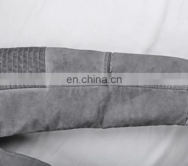 2015 Latest Fashion Men Hooded Leather Motorcycle Jacket photo-6