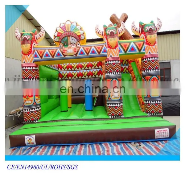 Peking Opera Theme Inflatable Bouncy Castle Slide/cheap Price Bouncy Castle for Kids photo-2