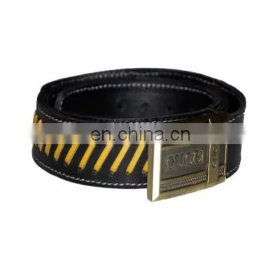 Leather Braids Style Belt HMB-3932A