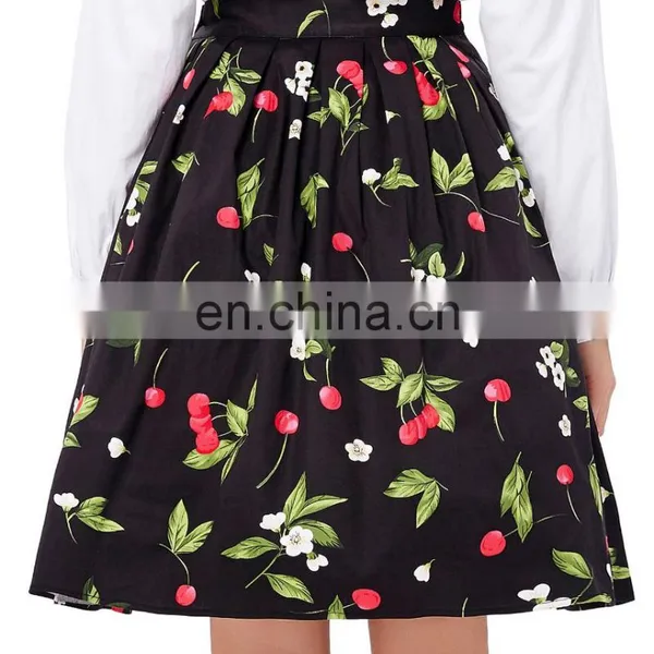 19 Colors ! Grace Karin Cheap Occident Short Women Vintage 50s Retro Cotton Printed Skirt CL6294-5# photo-4
